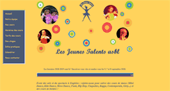 Desktop Screenshot of lesjeunestalents.be